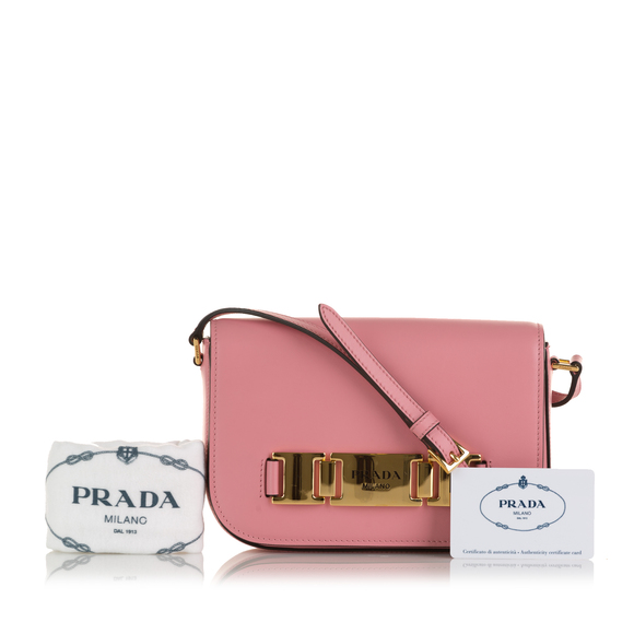 Pre-Loved Prada Glace Calf Etiquette Crossbody - Picture 12 of 12